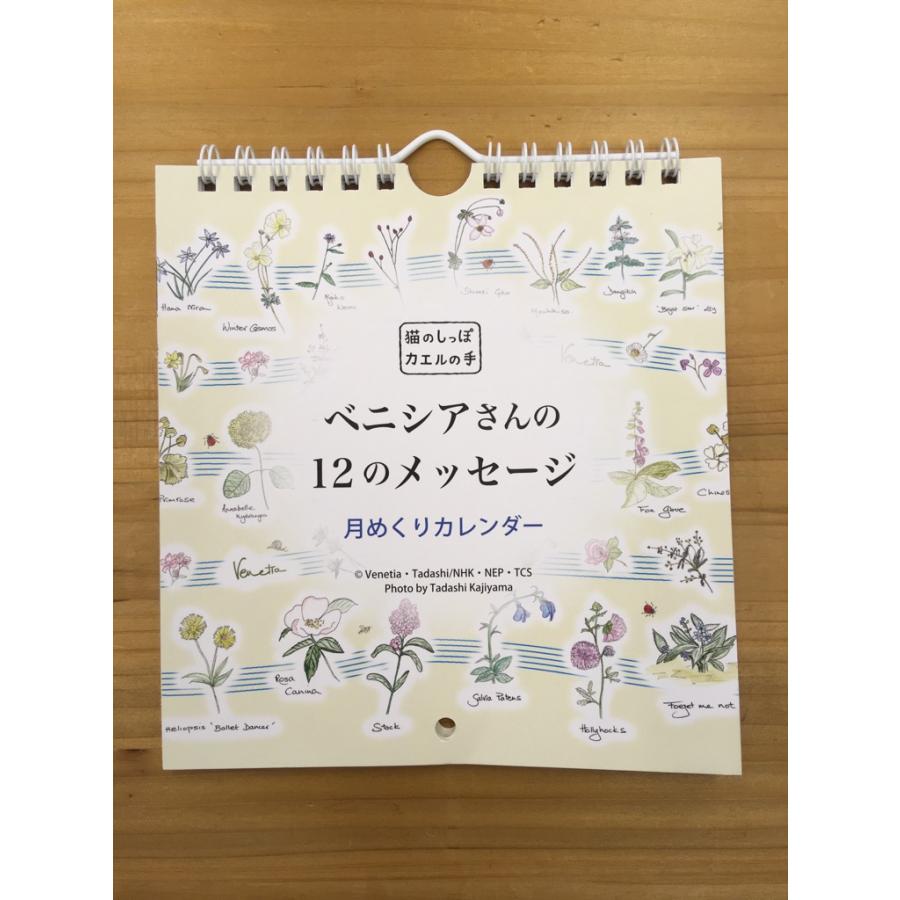 ベニシアさんの１２のメッセージ 月めくりカレンダー ネコポス対応 Tukimekuri Venetia 鎌倉 風想花 通販 Yahoo ショッピング