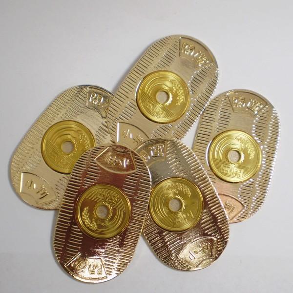 金山願掛けお金にご縁の小判プレートオルゴナイト 金山☆富を蓄える財にご縁のプレートオルゴナイト