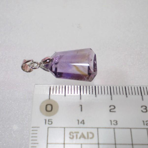 ファントムアメジスト（幽霊紫水晶）のペンダントトップ 天然石 