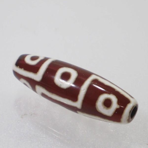 チべット天珠【蔵出し紅玉髄（こうぎょくずい）】 魔除け 開運