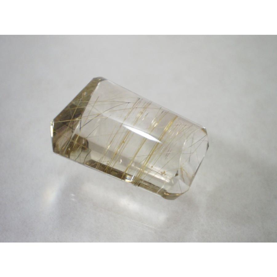 天然石 ルチルクォーツ（針水晶）ルース 金運アップ 仕事運アップ
