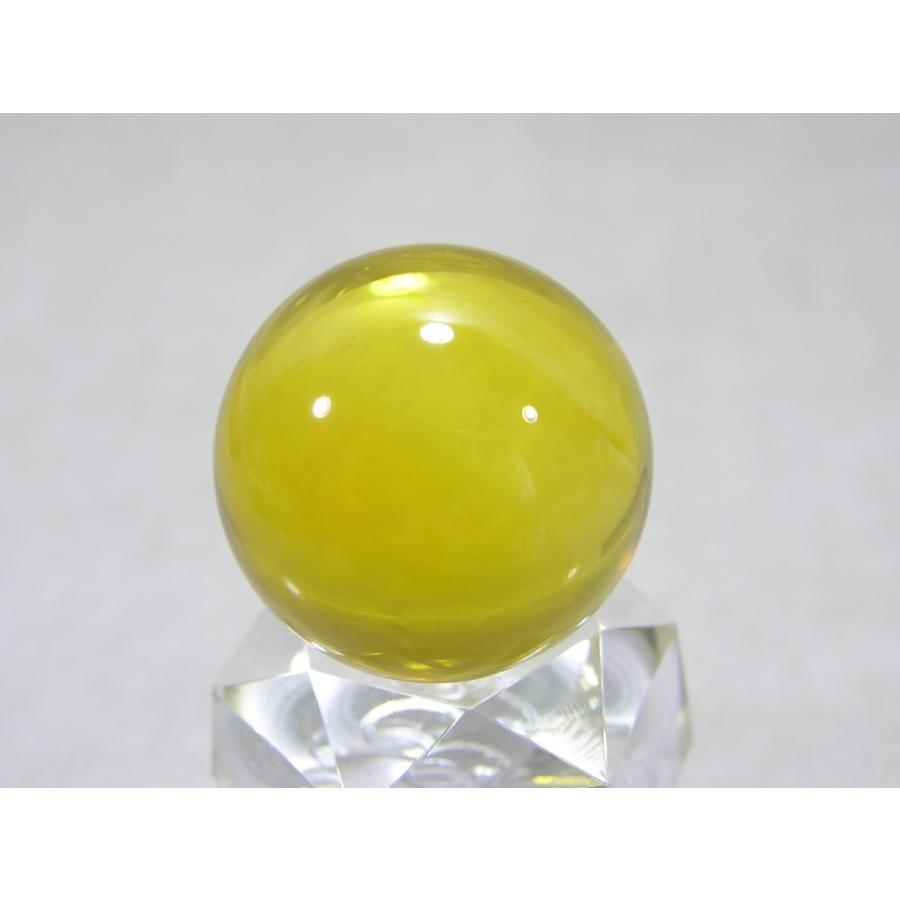 金運爆上げ！自信と効率アップ！4cmグリーンシリトン水晶玉　天然石　浄化済み シトリン（黄水晶）の丸玉 25mm、希望と自信を与えてくれる太陽