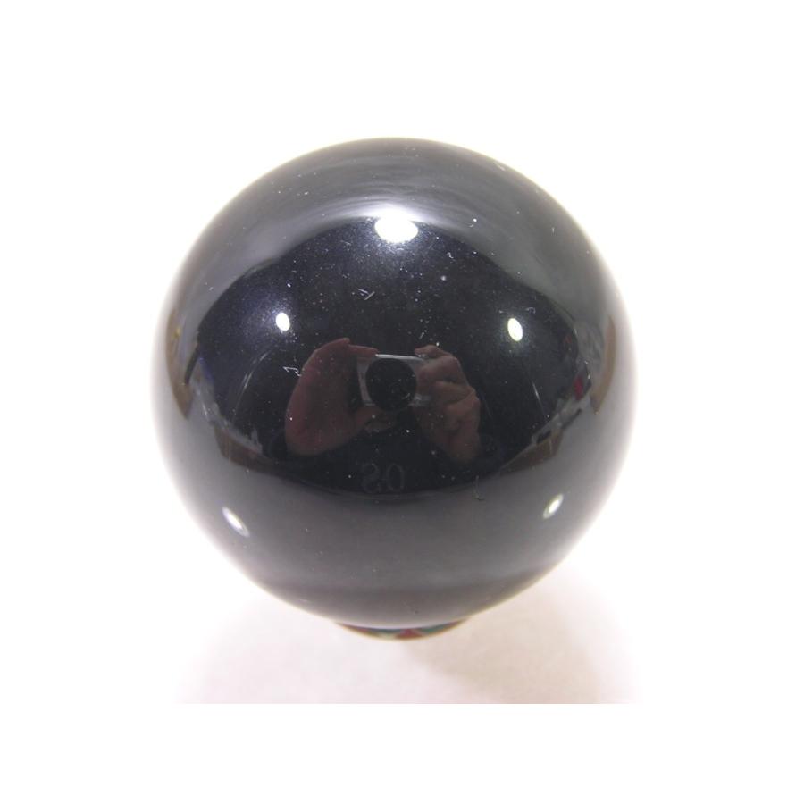オブシディアン（黒耀石）天然石 丸玉 44mm パワーストーン