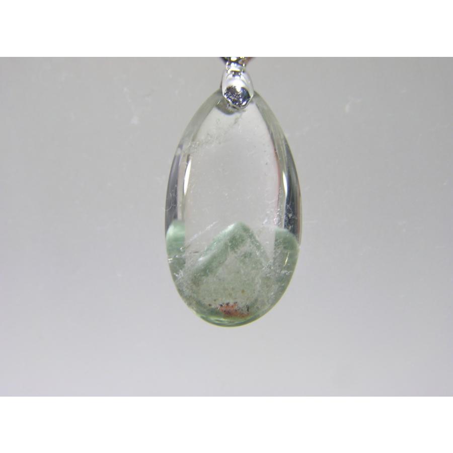 グリーンファントム（緑幽霊幻影水晶）ペンダントトップ 風水天珠堂