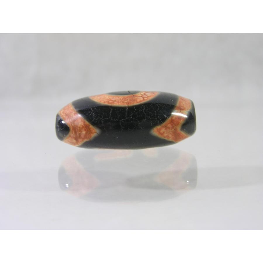 卍天珠 紅朱砂入り 一眼卍天珠 いちがんまんじてんじゅ 紅天珠 1個売り 約18mm