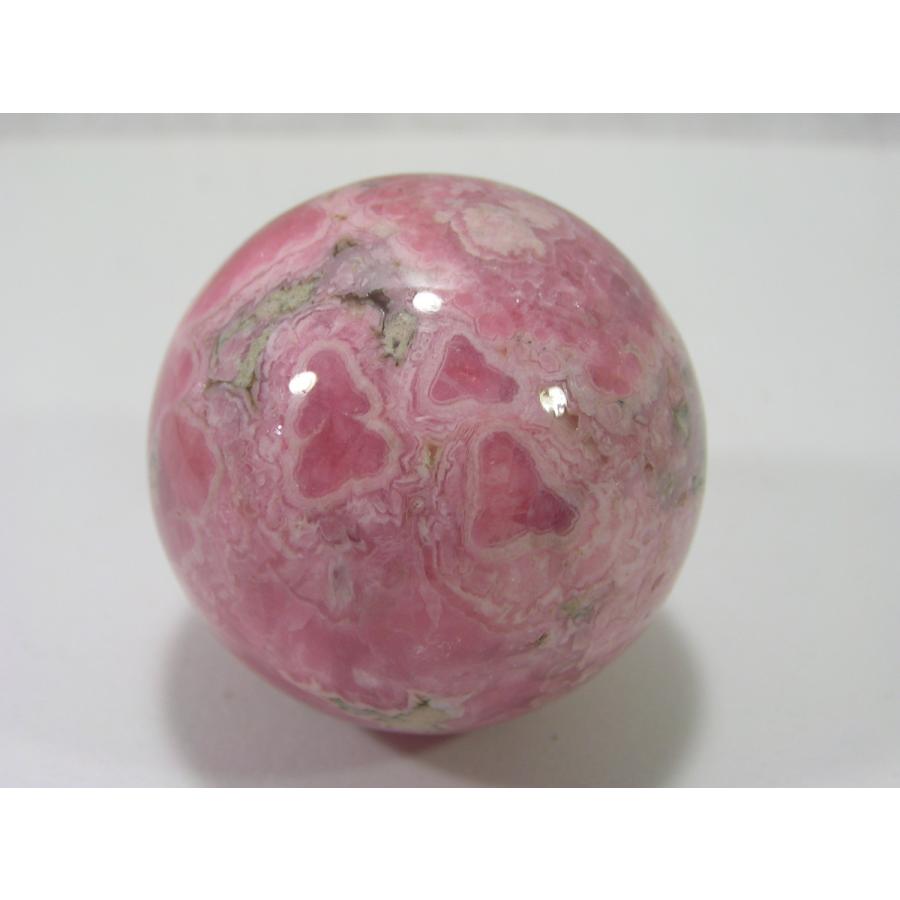 インカローズ (ロードクロサイト）スフィア 天然石 原石 丸玉