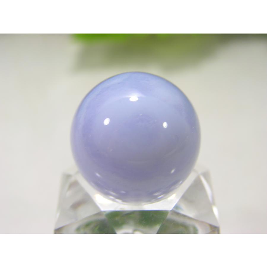 ブルーレースアゲート（メノウ）の丸玉 パワーストーン 瑪瑙