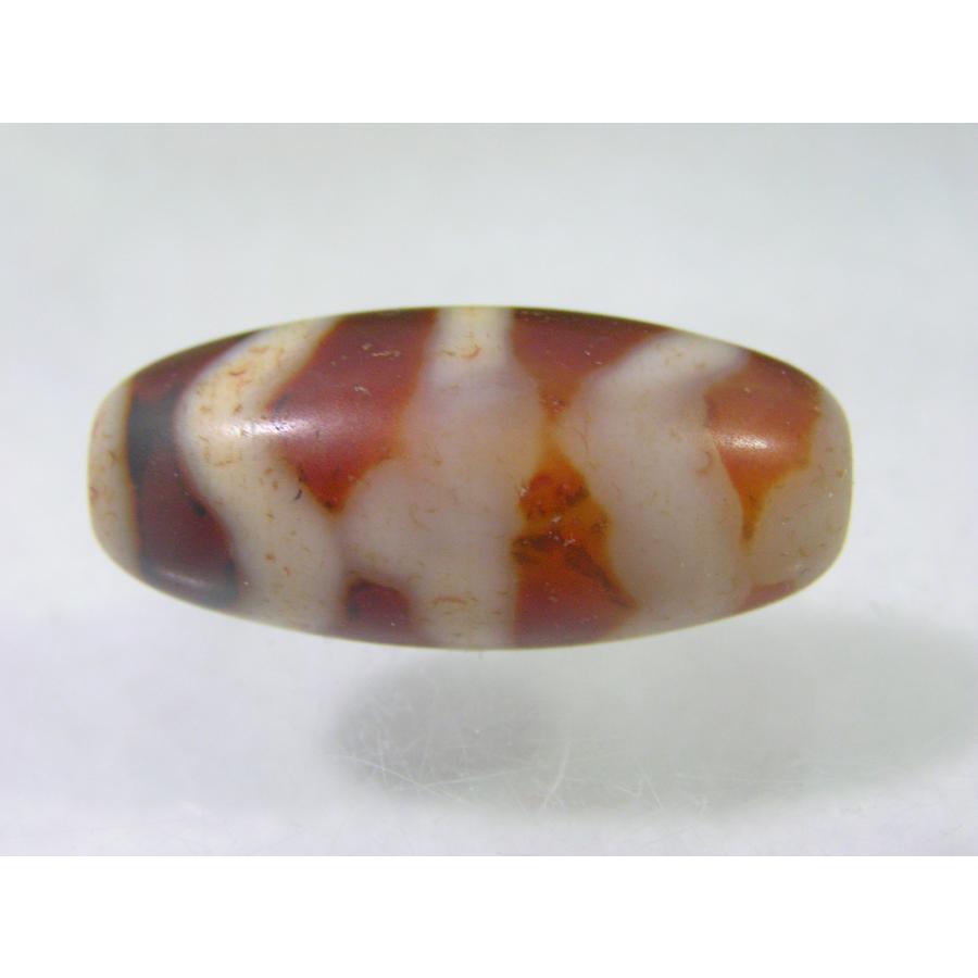 水紋天珠（すいもんてんじゅ） 流れる水の模様のチベット天珠 ・金運