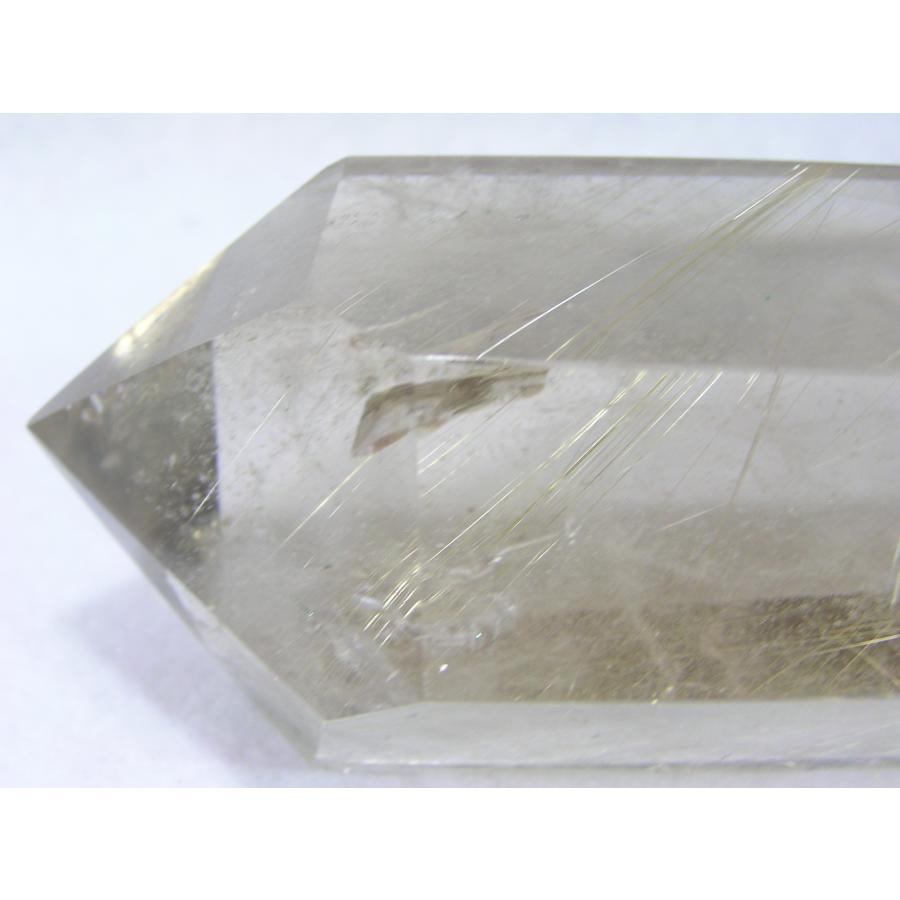 ルチルクォーツポイント（針水晶六角柱）ゴールドルチル 天然石