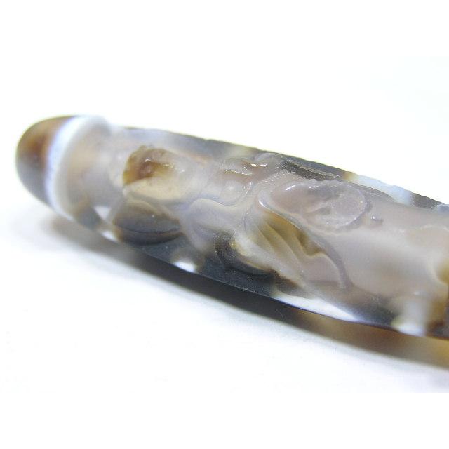 観音天珠・観世音菩薩彫刻 財神天珠 ・稀少彫刻天珠 瑪瑙 魔除け 開運