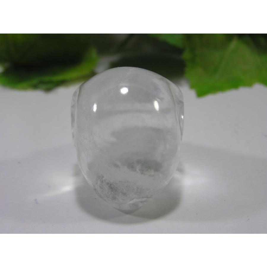 パワーストーン ヒマラヤ水晶のクリスタルスカル（水晶ドクロ）魔除け