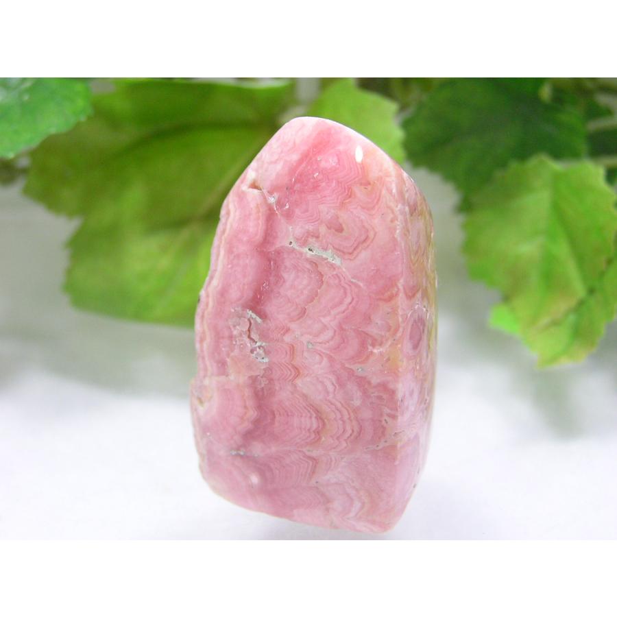 インカローズ【ロードクロサイト】原石 片面磨き 天然石