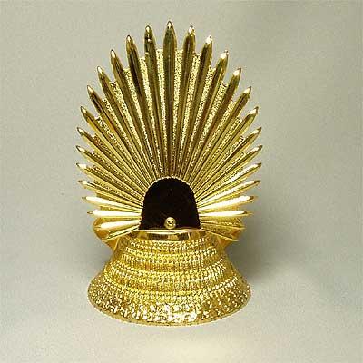 アンティーク金属飾り兜豊臣秀吉 アンティーク金属飾り兜豊臣秀吉