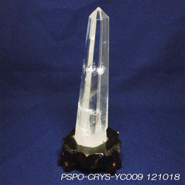 水晶‥オベリスク 木製台座付き 水晶‥オベリスク 木製台座付き