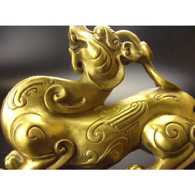 (送料無料)NO-6≪銅製≫風水のヤアズ【特大】 ◆あらゆる邪気から家族を守る龍の子供◆金運/仕事運/家内安全/招財財運/龍/竜の画像