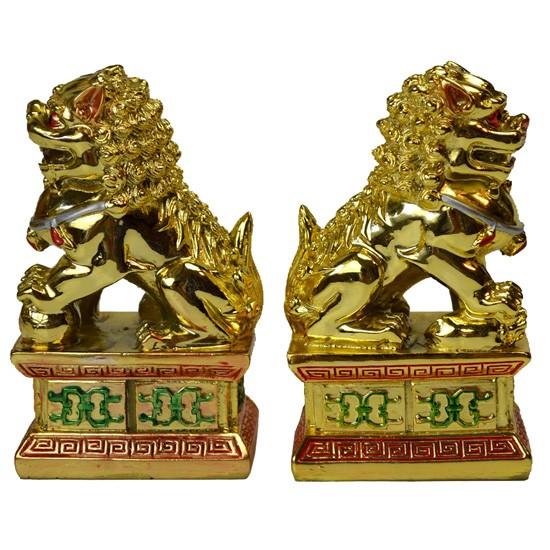 風水の特大の獅子一対 風水の特大の獅子一対 - メルカリ