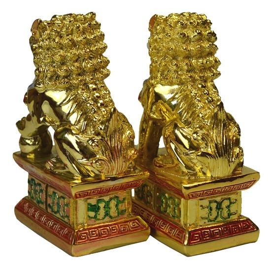 NO-11（送料無料）☆風水の獅子☆≪黄金≫金色の獅子【B】☆金運/財運