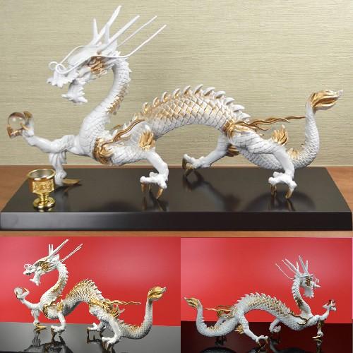 NO-3(送料無料)◇超巨大龍◇《三本指の龍》◇願い龍の最高位◇【白龍