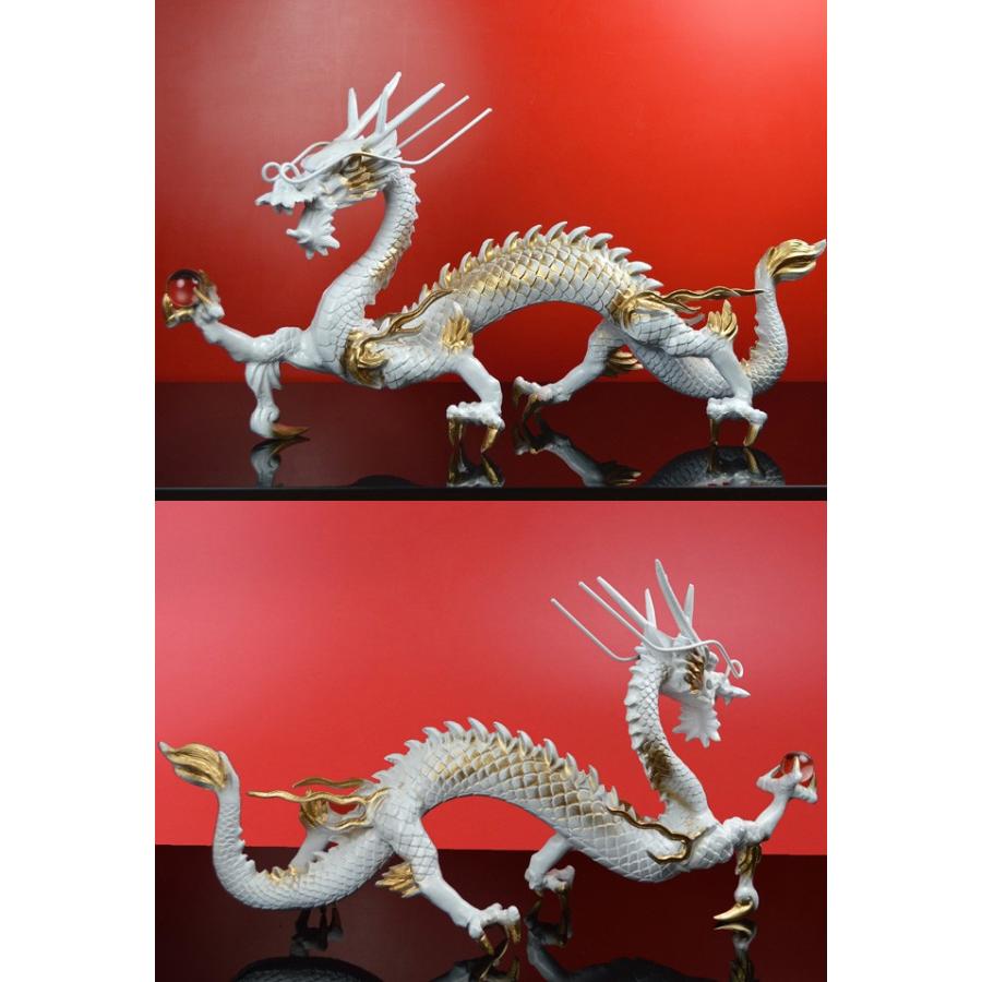 NO-3(送料無料)◇超巨大龍◇《三本指の龍》◇願い龍の最高位◇【白龍