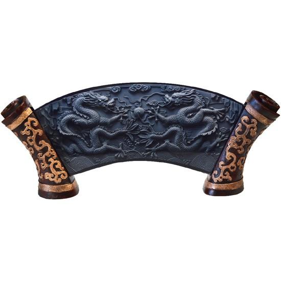 左右セット】龍神 双龍 水龍 風水 5本爪 玄関 リビング 置物