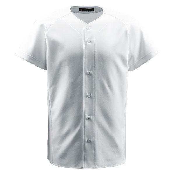 デサント（DESCENTE） ジュニアフルオープンシャツ （野球） JDB1011 Sホワイト 130 その他野球ウエア