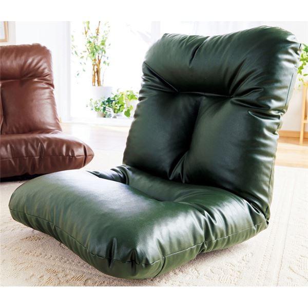 今月限定 特別大特価 ボリュームたっぷり 座椅子 パーソナルチェア 1脚 ダークグリーン 5段階リクライニング 日本製 新規購入 Formacionti Cl