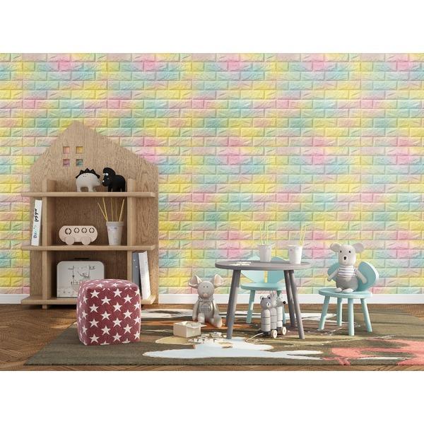 ウォジック 30枚組 壁紙 内装 壁紙 シール クッションシート ふわふわりの ウォジック