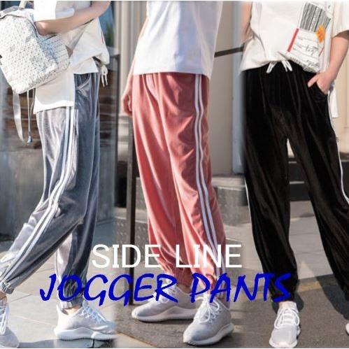 ジョガーパンツ レディース サイドライン スウェットパンツ ルームウェア 夏 スポーツ ダンス ヨガ 送料無料 Pnt ふわふわり 通販 Yahoo ショッピング