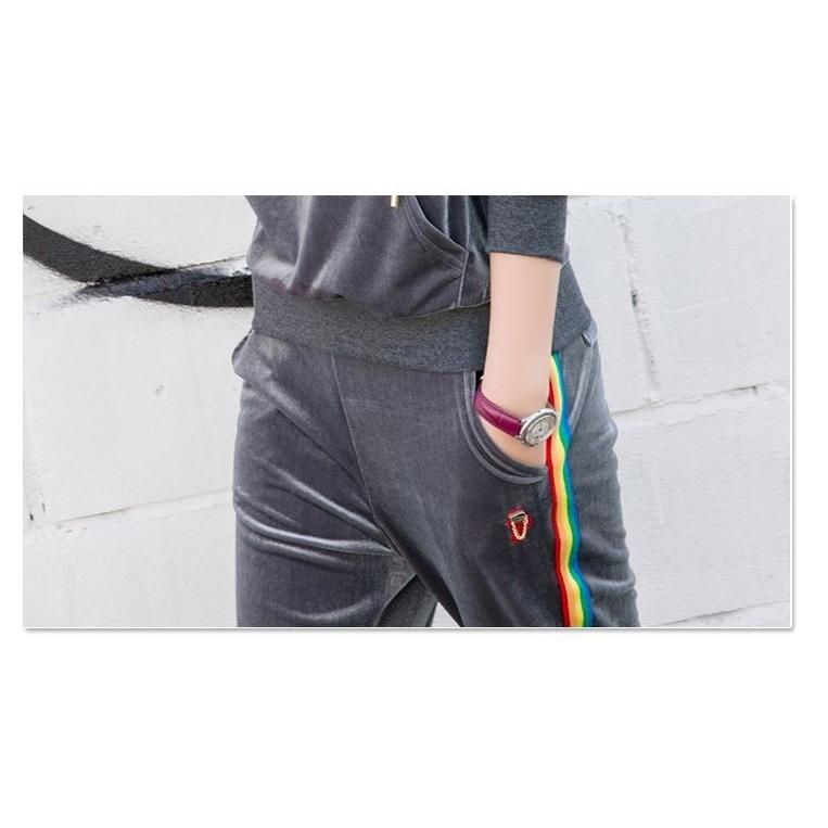 セットアップ レディース ベルベット ジャージ 上下セット 長袖 送料