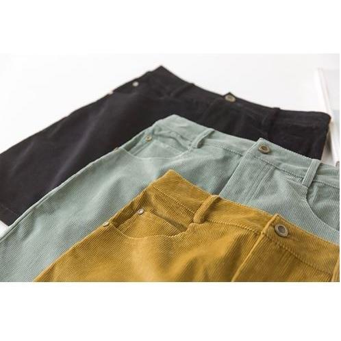 00s DIESEL スカート コーデュロイ 膝丈 グリーン Y2K スカート ミニスカート レディース 膝上丈 大きいサイズ 秋冬