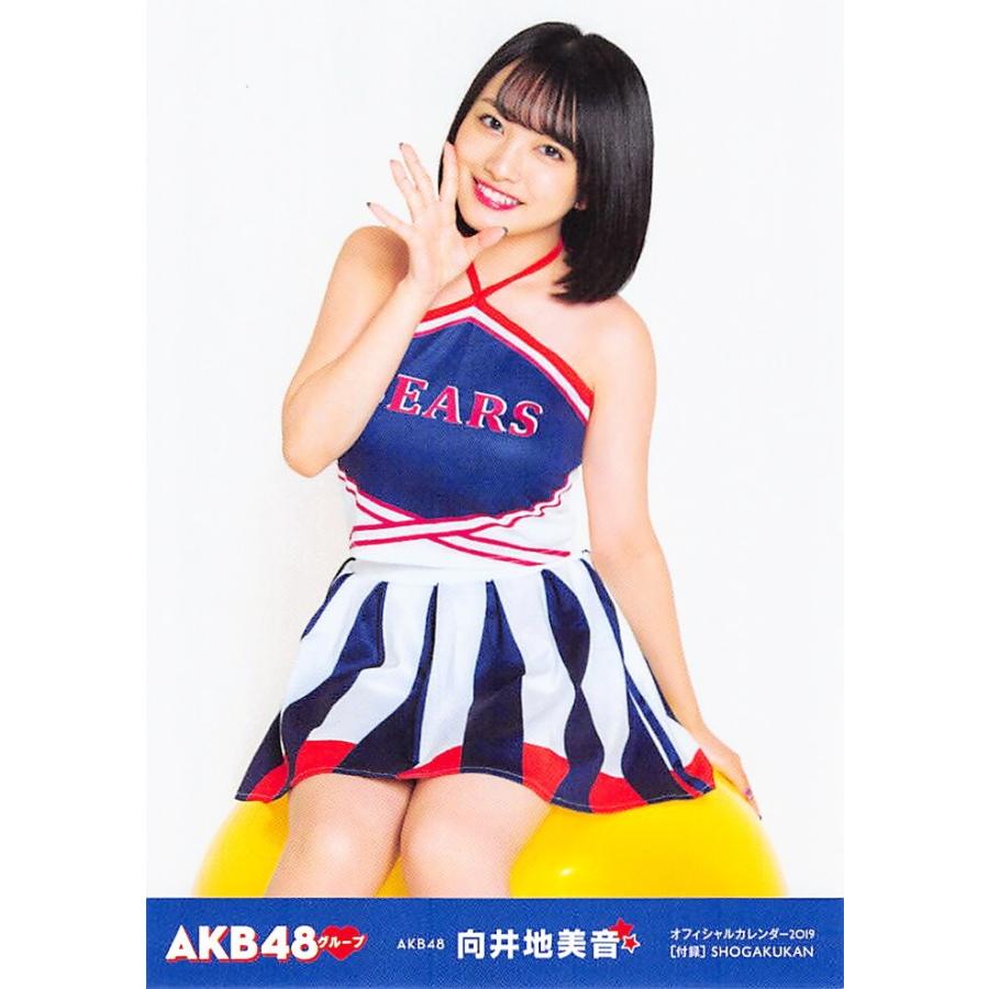 向井地美音 生写真 AKB48グループ オフィシャルカレンダー2019 封入