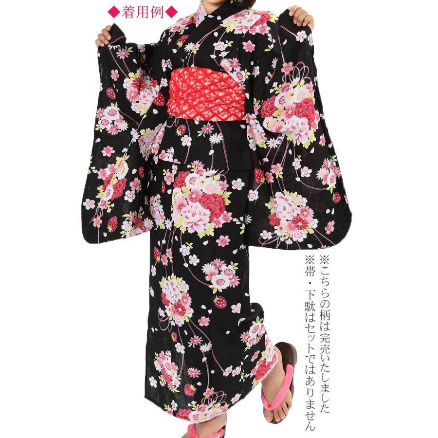 浴衣 女の子 かわいい ゆかた 単品 子供 100 110 1 Jojiyukata 和の洋服とエプロンのお店 布和里 通販 Yahoo ショッピング