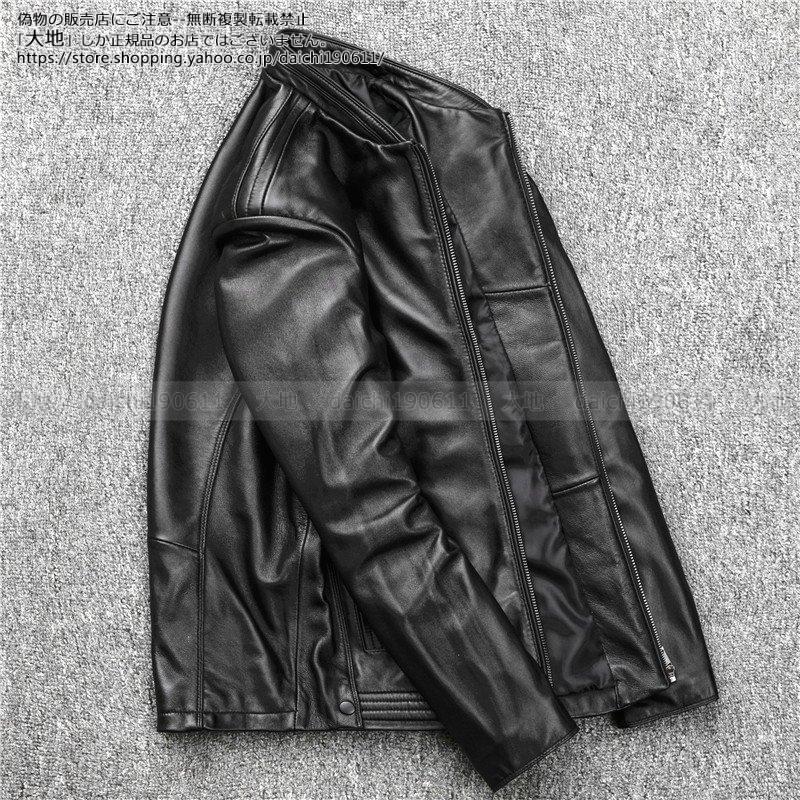 定番の中古商品 レザーコート ミリタリー ジャケット ブランド 細身 スリムタイプ ショート シングル 羊革 ライダース バイク 革ジャン メンズ 本革 レザージャケット ワイルドなデザインで男らしい 本革的な革ジャン ジャケット Bredgade28 Dk