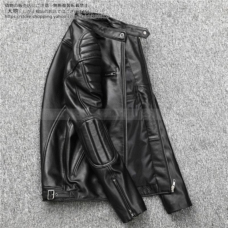 週間ランキング１位獲得 レザージャケット 本革 メンズ 革ジャン バイク ライダース 牛革 シングル ショート スリムタイプ 細身 ブランド ジャケット ミリタリー レザーコート 再入荷1番人気 Www Aug Mx
