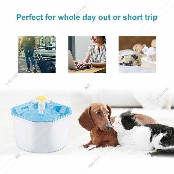 ペット給水器 自動給水機 猫犬 自動給水器 浄水器 循環式 猫用品 犬用品 1 6l大容量 超静音 出張 帰省 人気 お留守番対応