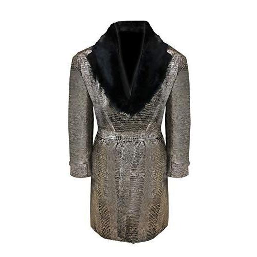 新規購入 5lサイズ ダイヤモンドジャパン Diamond Japan 金蛇柄puロングコート ファー付き ゴールド 服 オラオラ系 悪羅 レビューで送料無料 Epicmountainbike Com