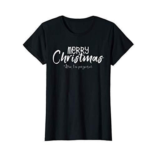 レディース 妊娠発表 メリークリスマス I'm Pregnant Tシャツ :a-B08KPYRWNC-20210327:FUYAN ONLINE  STORE - 通販 - Yahoo!ショッピング