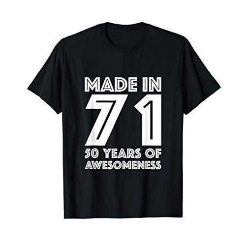 彼への50歳の誕生日プレゼント 男性 年齢 50歳 パパ 1971年 Tシャツ A B08xcz5z9z Fuyan Online Store 通販 Yahoo ショッピング