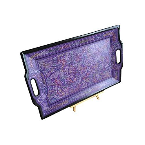 春夏新作モデル おしゃれ 一点物 お盆 海外 飾り 雑貨 インテリア メキシコ トレー 木製 ブエノスディアス 大きな 塗り 漆 オリナラ おぼん キッチン 台所用品