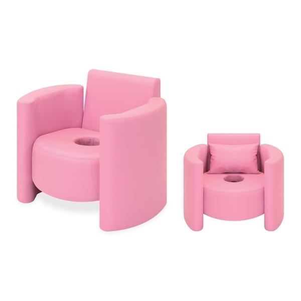 授乳DXチェアー チェア 椅子 産婦人科 産院 授乳時安全 リラックス 着座時痛緩和 パンヤクッション付属