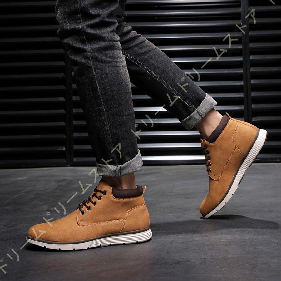 本革 ワークブーツ メンズ ブーツ マウンテンブーツ 編み上げ レース