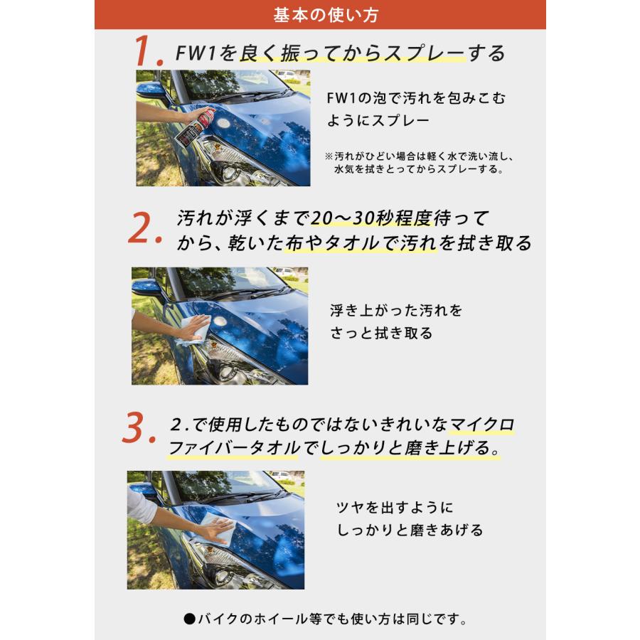 FW1 エフダブリューワン 洗車 ワックス 撥水剤 ガラス プラスチック