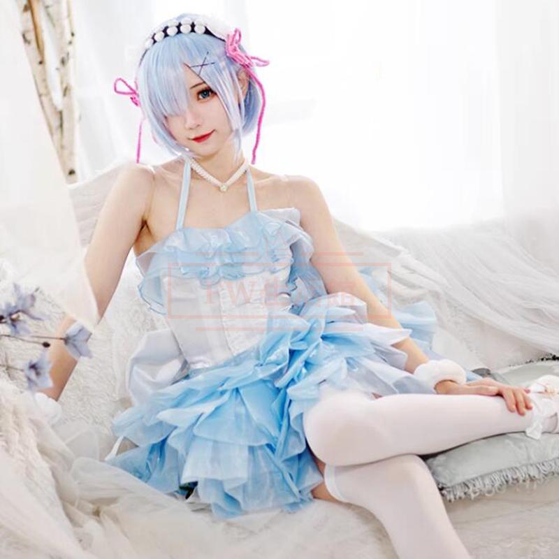 Re:ゼロから始める異世界生活 レム 鬼天使 コスプレ衣装 イベント 