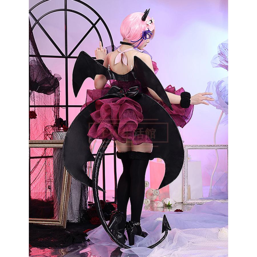 Re:ゼロから始める異世界生活 ラム レム 鬼天使 コスプレ衣装 イベント パーティー コスチューム 変装 仮装 キャラクター衣装 H1089068026(10840円)