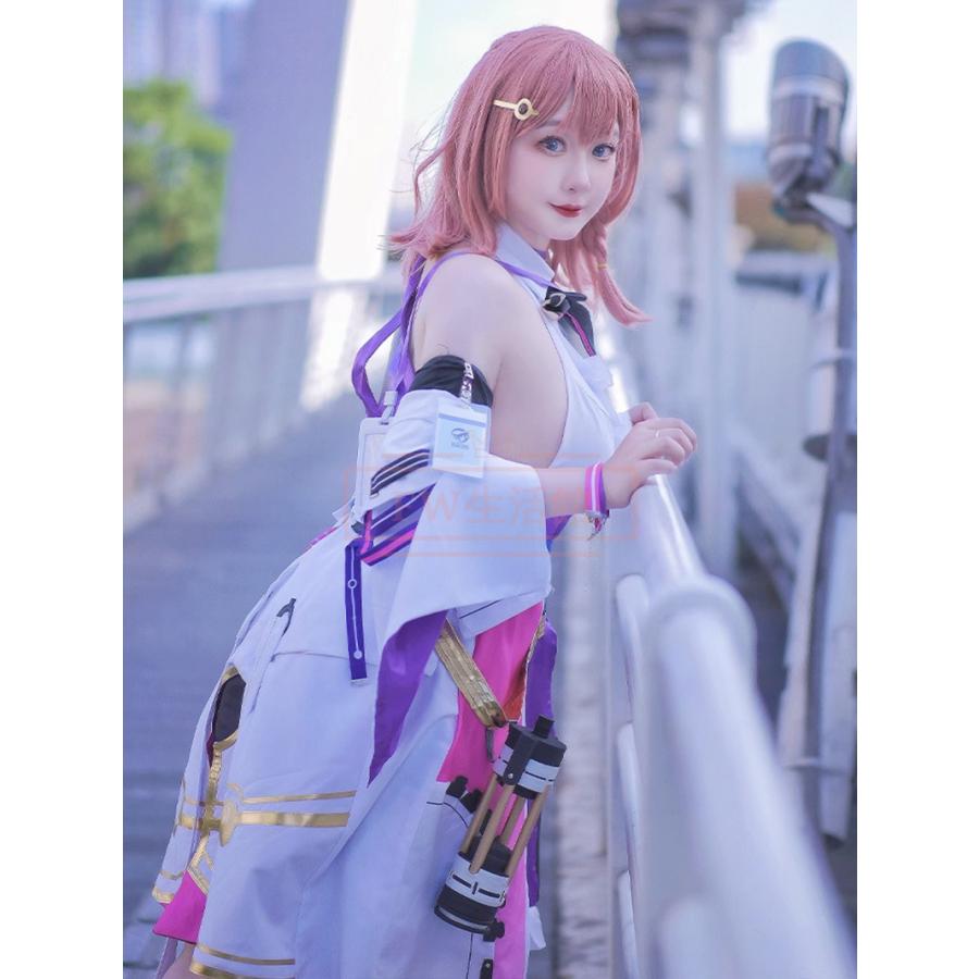 崩壊：スターレイル 風 Asta アスター コスプレ衣装ウィッグ 靴