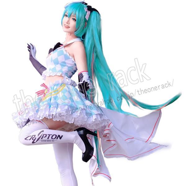 VOCALOID 初音 ミク レーシングミク Racing Miku コスプレ衣装 コスチューム 演出服 変装 仮装 ハロウィン イベント｜fwlife-store｜05