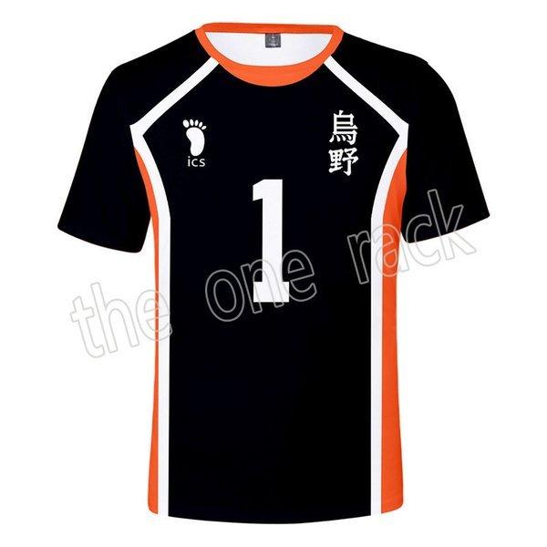 ハイキュー!! Haikyuu!! Tシャツ 烏野高校 子供 大人用 夏服 半袖 普段着 スポーツ 男女兼用｜fwlife-store｜02