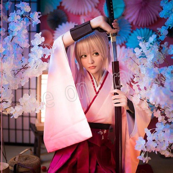 Fate/Grand Order 桜セイバー 沖田総司 コスプレ衣装 フェイトグランド 