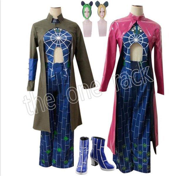 卸売 コスプレ衣装 空条徐倫 ストーンオーシャン ジョジョの奇妙な冒険 ウィッグ 仮装 アニメ 変装 コスチューム アニメ イベント キャラクター衣装 靴 25 5cm Mueblesactivos Com