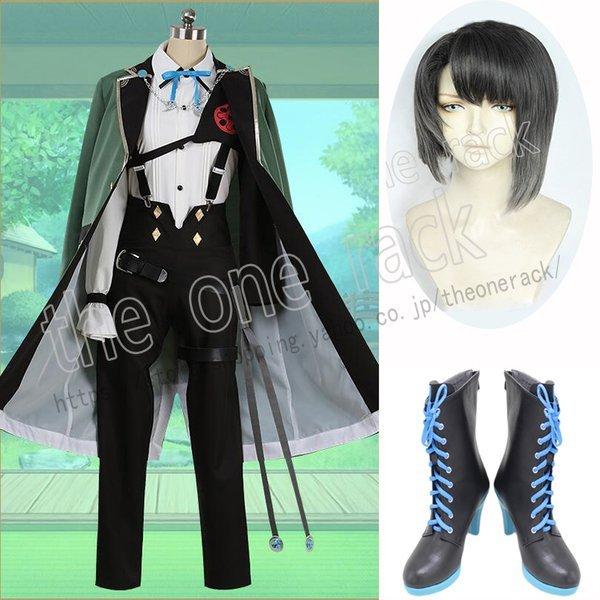 人気の コスプレ衣装 松井江 刀剣乱舞 ウィッグ 仮装 イベント ゲームパーティー アニメ コスチューム 男 女用サイズ 靴 キャラクター衣装 靴 22 5cm